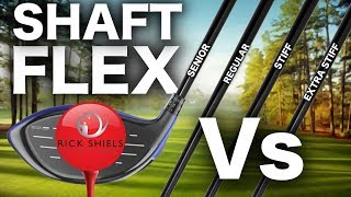 DRIVER SHAFT FLEX  THE COMPARISON TEST [upl. by Tynan204]