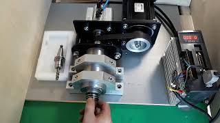 Spindle ISO25 Pneumatic Tool Change [upl. by Nnaacissej]