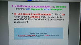 Français3° Le sujet de réflexion 1 [upl. by Supple]