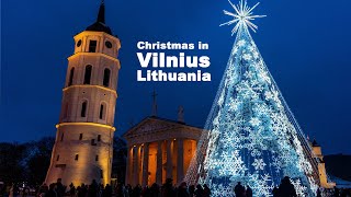 Christmas in Vilnius Lithuania  2021 [upl. by Crooks]