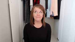 The EASIEST way to declutter clothes in my opinion  Quick amp Stress Free Closet Declutter [upl. by Gnaig466]