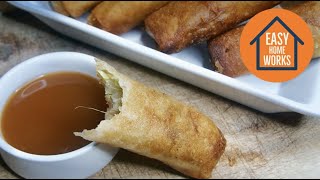 LUMPIANG TOGUE  How to cook Vegetable Lumpia  Quick and Easy Recipe [upl. by Leugimsiul]