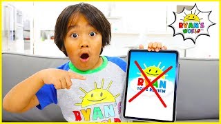 No More Ryan ToysReview [upl. by Gnanmos]