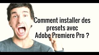 Comment installer des preset sur Adobe Premiere Pro [upl. by Bidget707]