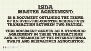 Investopedia Video ISDA Master Agreement [upl. by Hashum]