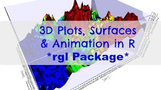 3D R  Creating 3D Plots and Animations in R using rgl Package [upl. by Gehlbach501]