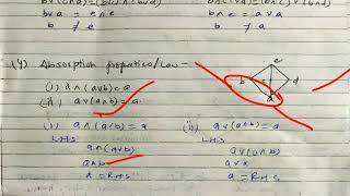 Properties of Lattice  lecture 88 discrete mathematics [upl. by Laforge]