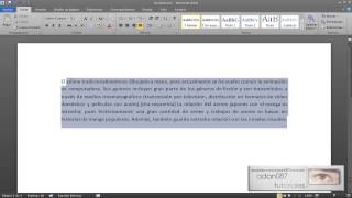 Word poner texto en cursiva con el teclado [upl. by Yelrebmik]