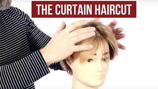 How to Achieve the Curtains Haircut  TheSalonGuy [upl. by Bevis]