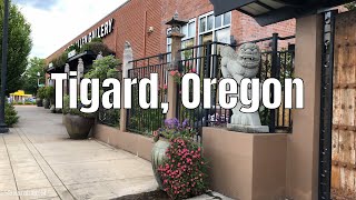 Tigard Oregon Downtown 4K60 Walking Tour [upl. by Rehctelf32]