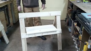 Easy Build Folding Sawhorse [upl. by Duncan]