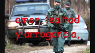 Himno Guardia Civil con letra [upl. by Mccoy572]