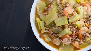 Ginisang Upo with Ground Pork and Shrimp  Panlasang Pinoy [upl. by Ennairac484]