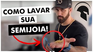 COMO LIMPAR JOIAS BANHADAS A OURO 18K  INVICTUS JOIAS [upl. by Quartis]