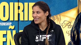 Julianna Peña Joins UFC 269 Weighin Show [upl. by Leuqcar]