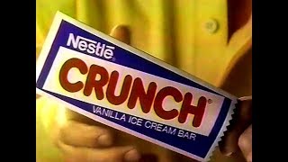 Nestle Crunch Ice Cream Bars Commercial 1989 [upl. by Ebneter]