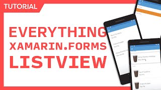 XamarinForms ListView  Everything you need to know amp NET MAUI [upl. by Balac20]