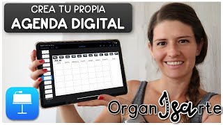 Cómo hacer tu propia AGENDA DIGITAL Planner en iPad GRATIS con Keynote [upl. by Enairb]