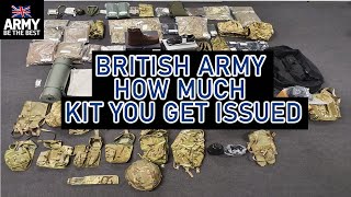 British Army Reserves kit you get issued [upl. by Enenej]