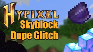 Hypixel Skyblock Duplication Glitch [upl. by Rattan]