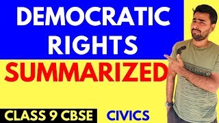 DEMOCRATIC RIGHTS  CLASS 9 CIVICSDP [upl. by Asilej231]