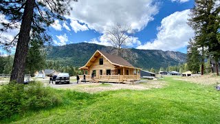 Amish Log Cabin 26’x34’ Tour Inside and Out [upl. by Tedmann999]