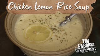 Traditional Greek Chicken Lemon Rice Soup Recipe [upl. by Ttehr]