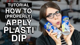 How to apply PlastiDip  Cosplay Tutorial [upl. by Gillian]