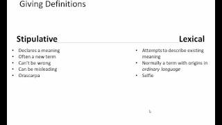 Types of Definitions [upl. by Dahaf]