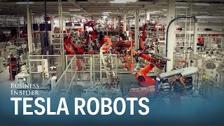 Meet Iceman and Wolverine — the 2 coolest robots in Teslas factory [upl. by Epps]