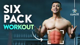 SIX PACK WORKOUT In 12 Minutes  6 Pack Abs Workout At Home  How To Get Six Pack Cult Fit CureFit [upl. by Damiano]