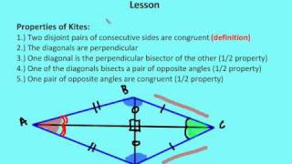 55 Properties of Quadrilaterals Lesson [upl. by Carole]