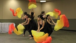 2014 Asian Celebration  Ribbon Fan Dance [upl. by Oirasor]