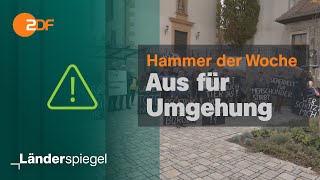 Aus für Umgehung nach 40 Jahren  Hammer der Woche vom 111123  ZDF [upl. by Aiksas]