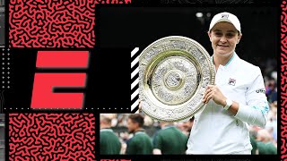 Ashleigh Barty claims first Wimbledon title after defeating Karolina Pliskova  Wimbledon Highlights [upl. by Aehsal128]