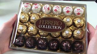 Ferrero Chocolate Collection UNBOXING Rocher  Rafaello  Rondnoir [upl. by Eittik479]