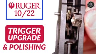 Ruger 1022 Trigger Job w Polishing  Ruger 1022 Disassembly and Cleaning Ruger 1022 by MCARBO [upl. by Hooge]