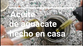 ¿Cómo hacer aceite de aguacate [upl. by Nolla]