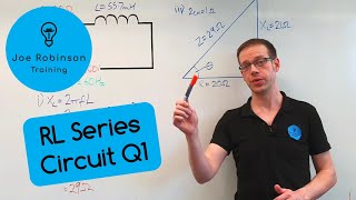 How to Calculate Inductive Reactance amp Impedance for a Resistor amp an Inductor connected in Series Q1 [upl. by Philip]