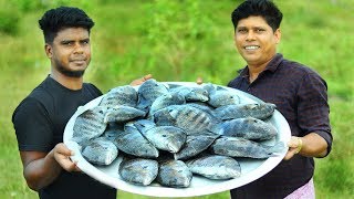 KARIMEEN POLLICHATHU  Kerala Style Fish Fry In Banana Leaf  Cooking Skill Village Food Channel [upl. by Shewchuk]