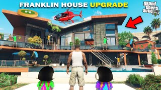 GTA 5  Franklin Shinchan amp Pinchan New Helipad In Ultimate Luxury House Upgrade GTA 5 [upl. by Ailemak271]