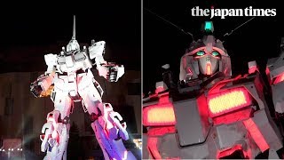 Opening ceremony for Japan’s Unicorn Gundam statue in Odaiba Tokyo [upl. by Anisirhc110]