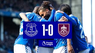 PREMIER LEAGUE HIGHLIGHTS EVERTON 10 BURNLEY [upl. by Shaner]