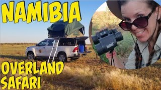 Namibia Overland Safari in a 4x4 With Rooftop Tent [upl. by Nohsreg]