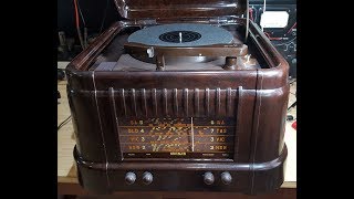 Kriesler 1953 Radiogram Restoration Model 1130 Also 1125 1136 1137 [upl. by Svend]