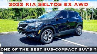 2022 Kia Seltos EX AWD 20L  POV Review amp Test Drive  One of the Best SubCompact SUVs [upl. by Goldshlag]