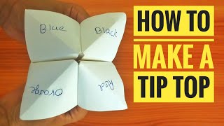 How to make a Tip Top  Origami [upl. by Eceinwahs734]