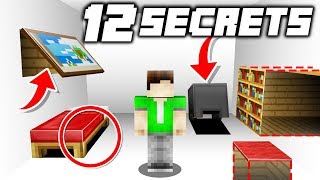 12 Secret Rooms in ONE Minecraft House [upl. by Nihsfa]