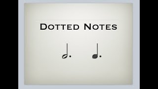 Free Music Theory  Dotted Notes Explained [upl. by Glasgo557]