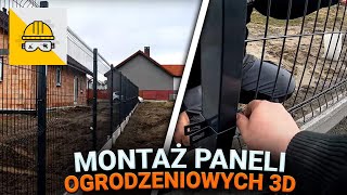 Montaż Paneli Ogrodzeniowych 3d [upl. by Narmak]